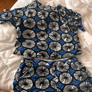 Marimekko for Target shirt and shorts set sz L
